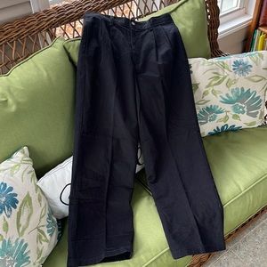 George boys black pleated pants with adjustable waist
